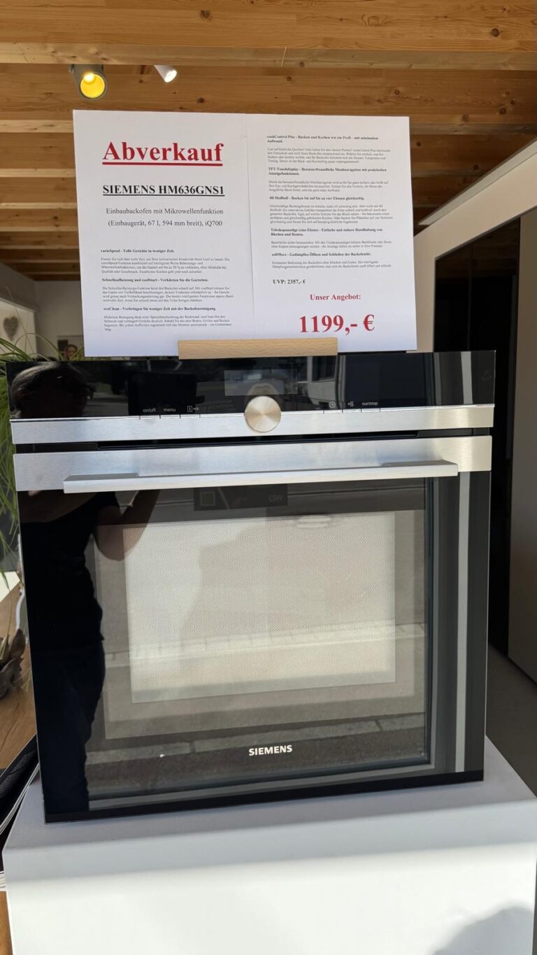 Einbaubackofen Siemens